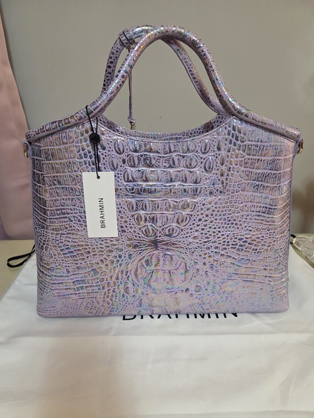 Brand New.  Brahmin Elaine Violet Wonderland Melbourne.